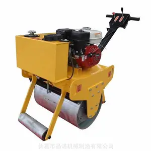 品诺小型压路机厂家 手扶单钢轮压路机型号