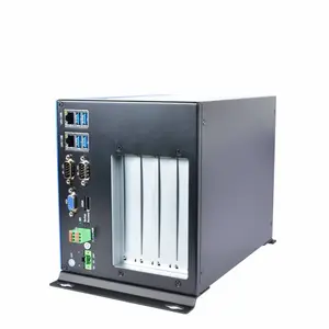 研明微型台式小电脑嵌入式双网口双串口工控机小主机工控主机