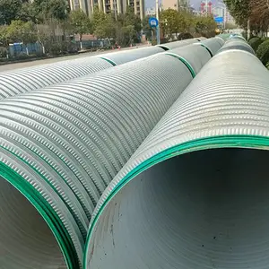 供应聚乙烯HDPE埋地钢塑复合缠绕排水管