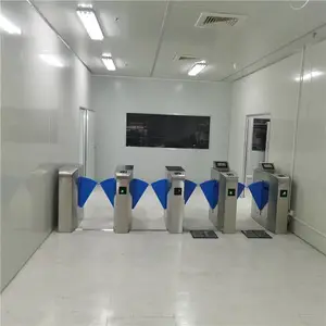 企业不锈钢刷卡门禁识别系统闸机员工通道
