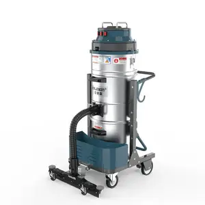 机械修理车间清洁设备QP3-100L克莱森干湿两用推吸式工业吸尘器