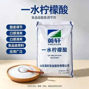 英轩一水柠檬酸 食品级 无水柠檬酸 除垢剂 酸度调节剂