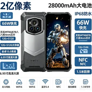 MTK6878 5G芯·12+512GB·6.95寸FHD+屏·2亿像素·28000mAh·IP68三防