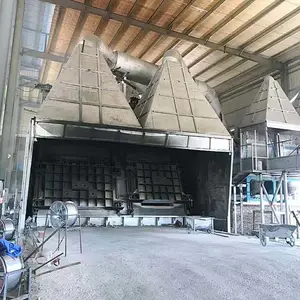 5吨燃气燃油熔铝炉运行稳定废铝熔化用工业炉