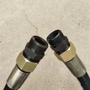 宏禄 钢丝编织高压油管 DN25矿用耐油液压油管总成