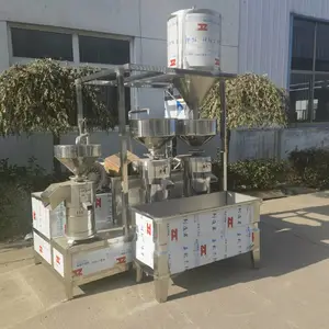 全自动三联磨浆机商用大功率黄豆搅渣抽渣机两联磨豆机真空上豆机