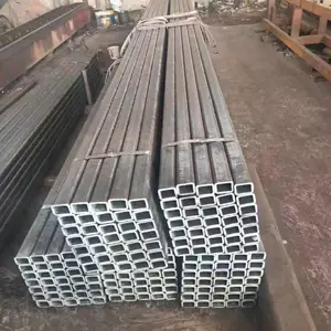 Q235B热轧无缝方矩管 建筑钢结构用矩形钢管 非标无缝方管定制