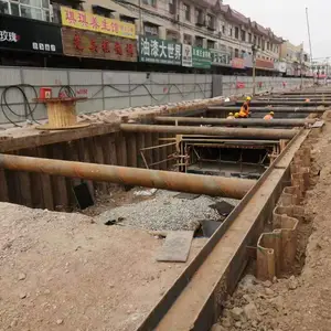 山西钢板桩、吕梁钢板桩、打桩机租赁、拉森钢板桩租赁、基坑支护、