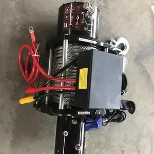 小吊机船用绞盘遥控电动绞盘12V电动葫芦卷扬机24V提升机汽车绞盘