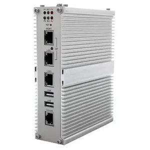 din rail 工控机机导轨式 box PC无风扇电脑