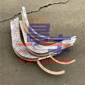 定制拉丝玫瑰金防指纹不锈钢弧形天花吊顶装饰线条