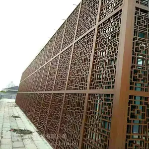 军霸镂空铝单板-铝板铝合金 窗花屏风 镂空 雕花板 异造型冲孔板外墙建筑