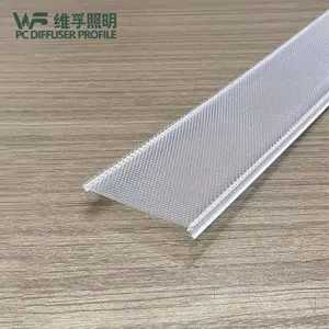 70宽双色压花罩蜂窝纹pc挤出防眩灯罩办公灯棱晶罩PC塑料挤塑生产厂家