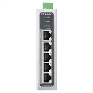 TP-LINK TL-SF1005工业级 百兆导轨式交换机 DIN导轨和壁挂安装