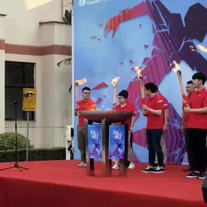 揭幕仪式手印亮灯道具推杆启动台灯箱干冰台金片机彩色气柱机