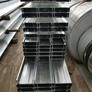供应冷弯型钢 电缆桥架 各种型号材质 热镀锌CZU型钢 檩条