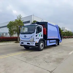 解放虎6G纯电动13方压缩式垃圾车