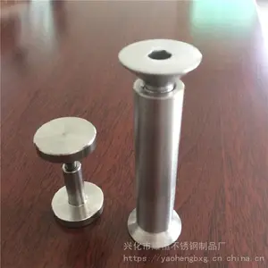 固定壁画用25mm不锈钢广告钉_耀恒抗氧化螺丝 圆头玻璃广告钉制造商