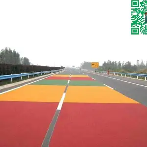 高强度彩色防滑路面胶粘剂靖江三联牌景观彩色防滑路面
