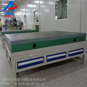 工厂车间铸铁模具组装台铸铁修模工作台定做厂家