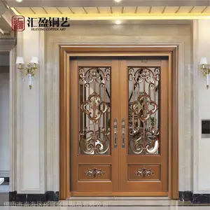 汇盈铜门厂家全国招商***、代理合作,定制洛阳紫铜真铜门