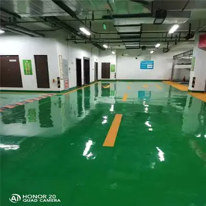 朝兴厂家常年施工厂房车间环氧自流平地坪工程 防滑防潮地坪漆