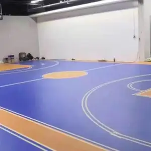 室内篮球场塑胶地面羽毛球场塑胶羽毛球场地胶pvc室内运动地面