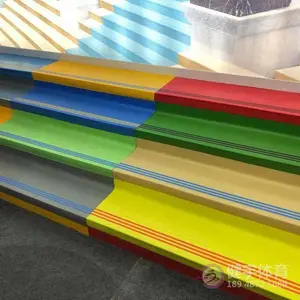 深圳惠州幼儿园楼梯PVC地胶-幼儿园地胶楼梯-深圳健宇体育-真实用材-严谨施工