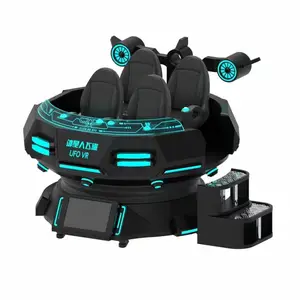 VR4人飞碟360旋转动感设备***虚拟现实模拟体验