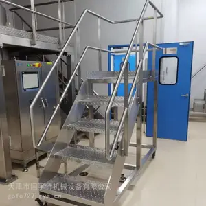 天津无菌灌装车间304不锈钢高位操作踏步平台生产厂家