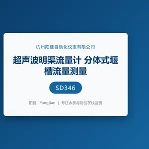 超声波明渠流量计 SD346 分体式堰槽流量测量