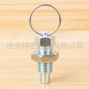 拉环分度销M10 止动销 弹簧伸缩销 钢镀锌材质 维奇精密机械现货