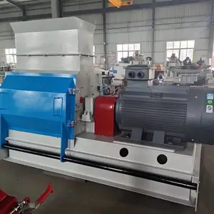 高效水滴式粉碎机 移动式木材破碎机 造粒设备生产线