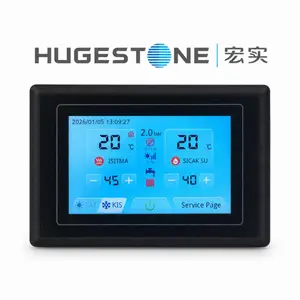 宏实电锅炉控制器高清4.3寸LCD触摸屏电锅炉控制系统