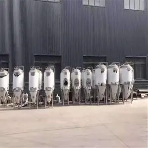 大型啤酒厂四锅四器啤酒糖化设备 精酿啤酒设备厂家年产3000吨啤酒设备设计方案