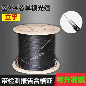 立孚室外六芯光缆GYXTW-6B1中芯束管式加强铠装光纤6芯