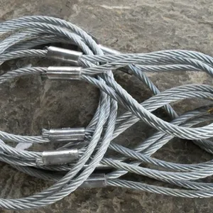 steel rope sling; ѹ�Ƹ�˿���ף�����˿���׿ۣ���˿�����ص�������˿����