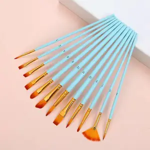 毛刷画笔,美术用笔,水彩笔,水粉笔,油画笔水粉画笔