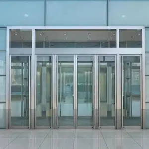 工厂定制安装玻璃地弹簧门 有框玻璃门全国发货肯德基门