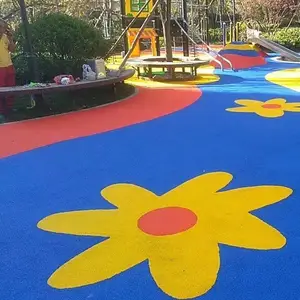 厦门游乐场塑胶地坪施工_小区运动地面铺设_公园游乐场施工_足球场充草颗粒_能冠设施
