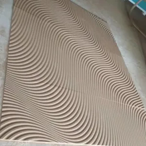聊城雕刻厂家专业定制商装橱窗设计装饰板家装电视背景墙立体波浪板