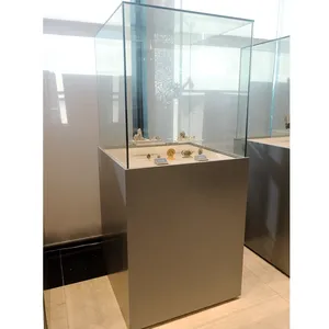 定制博物馆展示柜纪念馆展示柜古董金属展柜博物馆平柜俯视柜