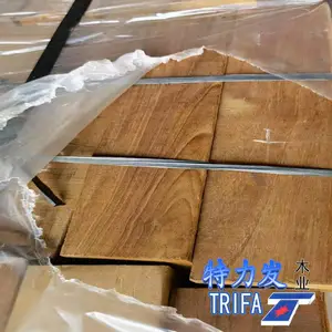 供应柚木地板坯料特力发地板品牌柚木工艺品料