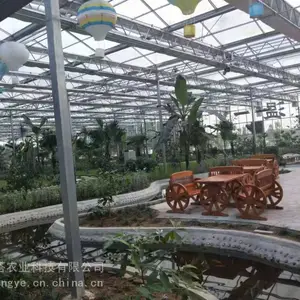 鱼菜共生水产养殖玻璃大棚设计建造育苗大棚施工