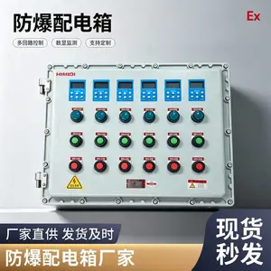 防爆动力箱 多回路成套防爆配电箱 化工装置区电源分配箱体