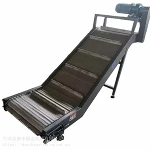 非标定制网带输送机 隔板网带提升输送机