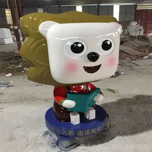 玻璃钢模型卡通雕塑工厂 商场多款卡通公仔摆件装饰