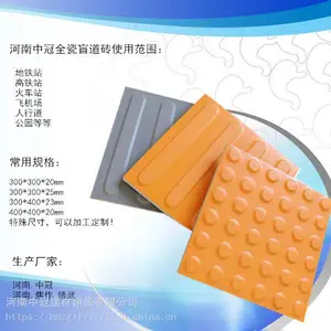 全瓷盲道砖 广西南宁众光工厂直营全瓷盲道砖L
