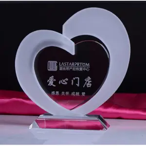 焕环祥工艺 圆形陶瓷奖杯定做 水晶教师节奖牌定制