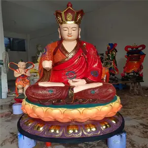 玻璃钢地藏王菩萨 树脂菩萨像 正圆工艺木雕佛像订制